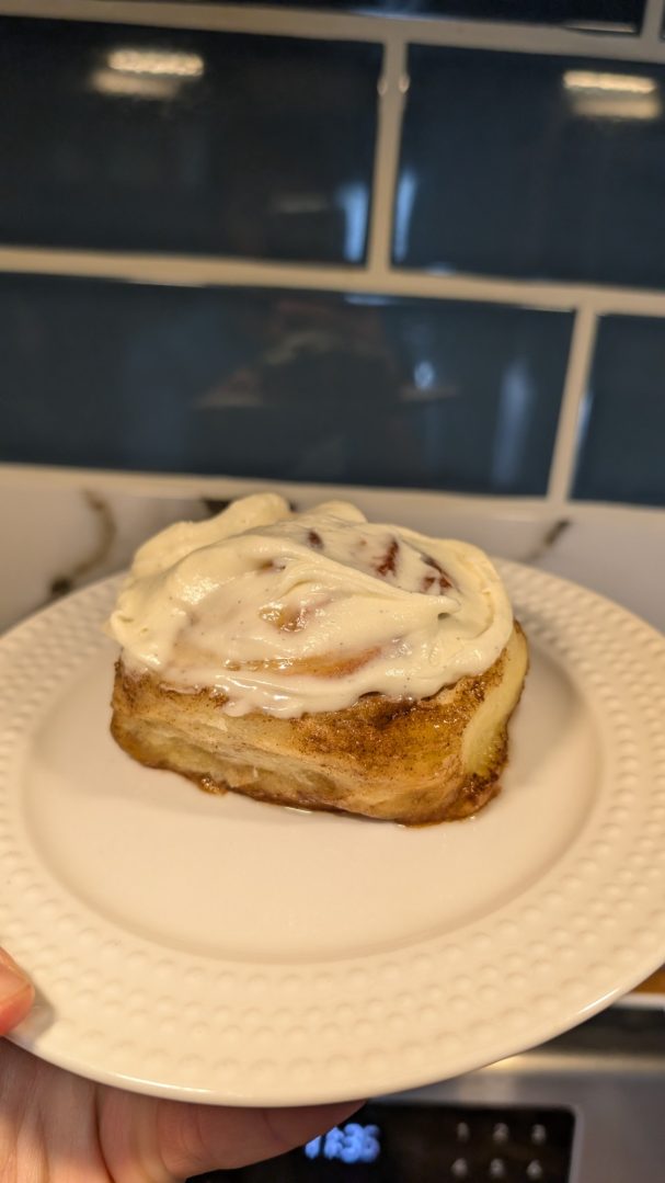 Frosted OG cinnamon bun