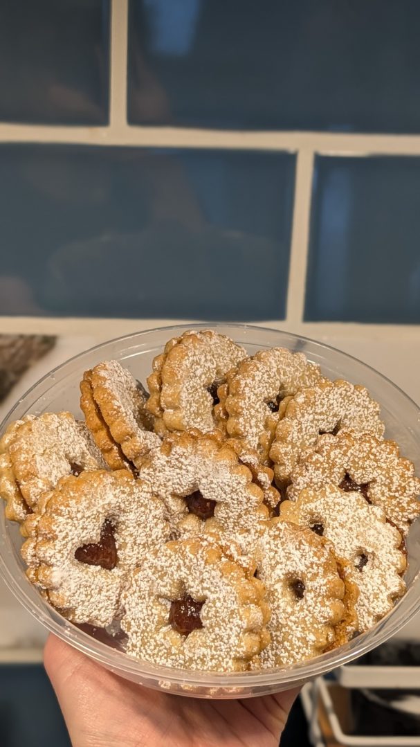 Vanilice - the Serbian walnut, vanilla and jam cookie