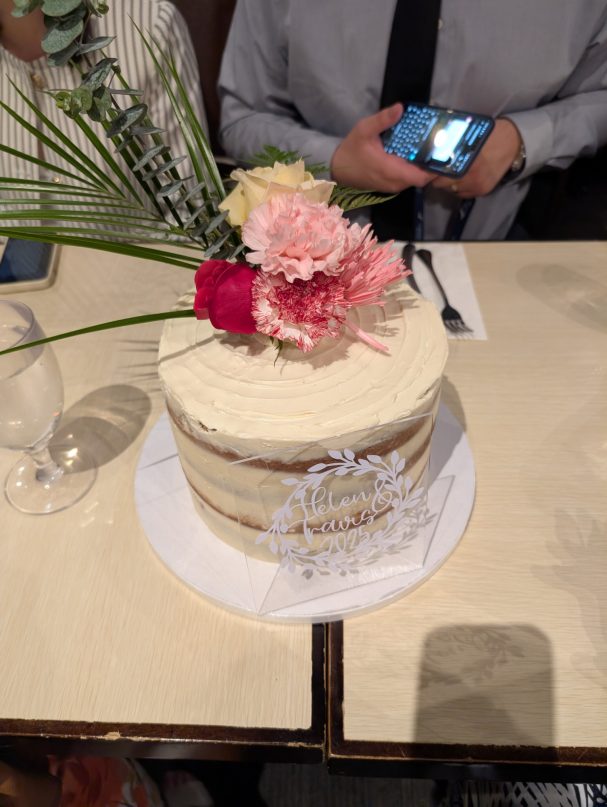 Custom cake - with a fitting custom sign also created - acrylic available! 